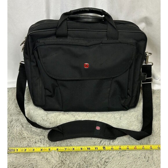 WENGER SwissGear 16" Laptop Briefcase w Removable Sleeve- Shoulder Messenger Bag - Picture 6 of 13